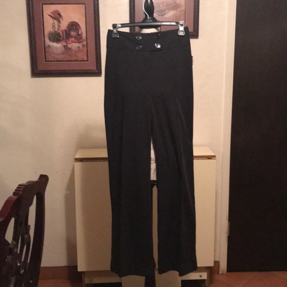 Black Pants with Front Seam - Picture 1 of 9